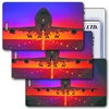 Lenticular Standard Luggage Tag with Clear Plastic Loop, Lenticular Standard Luggage Tag with Clear Plastic Loop, Animated image shows a Jumbo Jet Air plane taking off from Airpot, LT01-207