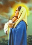 3D Lenticular POSTCARD - HOLY MOTHER