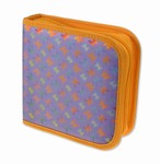 Lenticular CD DVD Case / Wallet (Holds 24), Changing Image Pattern, Purple, Blue Rianbow, Butterfly, R-019PL-CD24