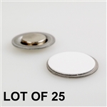 Round Magnet with Adhesive for Buttons Name Tags Lapel Pins