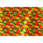 3D Lenticular Sheets Autumn Fall Leaves Falling Holiday Fabric