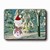 Lenticular Magnet 4 3/4 ”x6 1/8" , Happy Holiday,Christmas and New Year Card, Magic Snowman, Santa Hat, 901-PC 1-901-MAL