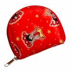 Betty Boop Lenticular Coin Purse with YKK Zipper, Changing Image Pattern, Red