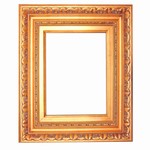 Golden Solid Wood Picture Frame, FR-A8652G-LECCO