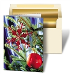 3D Lenticular Personalized Christmas Cards Image with Christmas Ornament, Ball, Tree