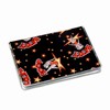 Betty Boop Lenticular Business Card Holder with two pockets: Size 3”x4-1/4” closed, Changing Image Pattern, Black