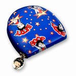 Betty Boop Lenticular Coin Purse with YKK Zipper, Changing Image Pattern , Blue