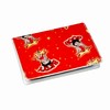 Betty Boop Lenticular Business Card Holder with two pockets: Size 3”x4-1/4” closed, Changing Image Pattern, Red