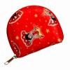Betty Boop Lenticular Coin Purse with YKK Zipper, Changing Image Pattern, Red