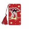 Betty Boop Lenticular Bookmark with Tassle 2”x4”, Star, Red