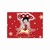 Betty Boop Lenticular New Year Greeting Card with evelope. 4”x6”, Star, Red