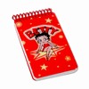 Betty Boop Lenticular Mini Spiral Bound Notebook, 2”x4”, College Ruled, 200 Pages, Star, Red