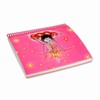 Betty Boop Lenticular Spiral Bound Notebook, 4”x6”, Blank, 144 Pages, Changing Image, PInk