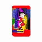 Betty Boop Lenticular Magnet (Fridge Magnets) 2”x4”, Abstract 3D Image, Red