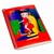Betty Boop Lenticular Ultra Spacious Spiral Bound Notebook, 6”x9”, Blank, 200 Pages, Abstract 3D Image, Red