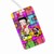 Betty Boop Lenticular Luggage Tag with Clear Plastic Loop, 3D Movie Star Mosaic Image, Rainbow
