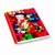 Betty Boop Lenticular Spiral Bound Notebook, 4”x6”, Blank, 144 Pages, 3D Movie Star Mosaic Image, Rainbow
