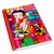 Betty Boop Lenticular Ultra Spacious Spiral Bound Notebook, 6”x9”, Blank, 200 Pages, 3D Movie Star Mosaic Image, Rainbow