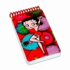 Betty Boop Lenticular Mini Spiral Bound Notebook, 2”x4”, College Ruled, 200 Pages, 3D Futuristic Spheres Image, Rainbow