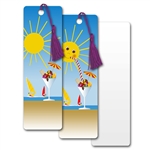 3D Flip Lenticular Bookmark Book Mark Sun Eating Sundae Sunny Sunday