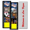Las Vegas Filmstrip Gambling Casino Lenticular Flip Bookmark