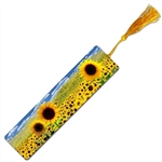 3D Lenticular Animated Lenticular Bookmark Book Mark Sunflowers Blossoming Field