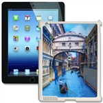 Lenticular iPad Skin for iPad 2 and iPad 3, White, Boat rowing in Venice Canal Lantor Ltd