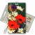 3D Lenticular All Weather Luggage Tag with Clear Plastic Loop, 3D Image, Flowers, County Flowers