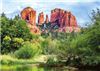 Lenticular Postcard 4 3/4 ”x6 1/8" , Scenic, Sedona AZ, Arizona, USA, National Park, State Park, 3D Postcards, Lenticular Postcards, Cathedral Rock