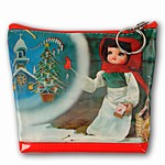 Lenticular Purse, 3D Lenticular Image, Little Girl with Matches at Christmas Eve, pk-094-Pavia