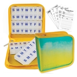 Pill Vitamins Organizer  3D Yellow Turquoise