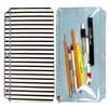 Pencil Pouch 3D Lenticular PP01-R301; Changing colors between black and white stripes when tilted.