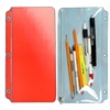 Pencil Pouch 3D Lenticular PP01-R306; Changing colors between red and white when tilted.