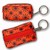 3D Lenticular Key Chain, Key Ring, Lipstick Case, Coin Purse, Changing Image Pattern ,Red, Orange, Moving Black Wheels, R-008R-Globi