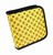Lenticular CD DVD Case / Wallet (Holds 24), Changing Image Pattern, Black, White, Yellow, Moving Wheel  R-008Y-CD24