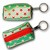 3D Lenticular Key Chain, Key Ring, Lipstick Case, Coin Purse, Changing Image Pattern , Red Green Stars, R-012G-Globi
