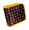 Lenticular CD DVD Case / Wallet (Holds 24), Changing Image Pattern, Black, Yellow, Rianbow, Butterfly, R-019B-CD24