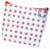 3D Lenticular Coin Purse - Pavia, with YKK Zipper, 3D Moving Dots, Red