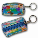 3D Lenticular Key Chain, Key Ring, Lipstick Case, Coin Purse, Changing Image Pattern , Rainbow Changing Butterflies, R-055-Globi