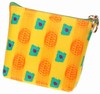 3D Lenticular Coin Purse - Pavia, with YKK Zipper, 3D Moving Paw, Yellow, Green