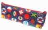 Lenticular Pencil Case, Sobre , Blue, Worldwide Country Flages