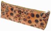 Lenticular Pencil Case, Sobre. Leopard Star, Golden