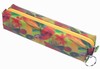 3D Lenticular Pencil Case, GLOBO, Colored Leaves , Red, Green
