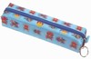 3D Lenticular Pencil Case, GLOBO, Chinese Peking Opera Changing Faces , Blue, Red