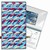  Lenticular Check Book Cover, 3D Dauphin, White, Blue