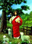3D Lenticular POSTCARD - JESUS THE SHEPHERD