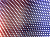3D Lenticular Fabric Sheet Changing Stars and Stripes Patriotic USA