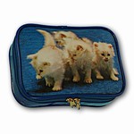 3D Lenticular Prado Purse, 3-D Image, Snow White Cats, SSP-391-Prado