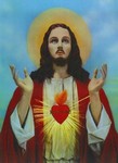 3D Lenticular Picture / Poster 10.5" X 13.5"  - SACRed HEART W