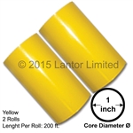 Hot Foil Stamp Rolls Yellow